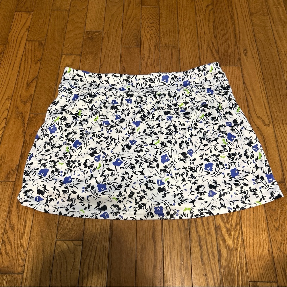 Callaway Golf White Black Purple Skort XL Activewear Sport Stretch Active Preppy - Picture 3 of 6